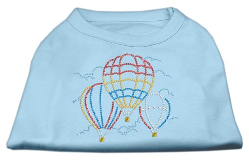 Mirage Tier-Shirt, Motiv Heißluftballons, Strass-Steine von Mirage Pet Products