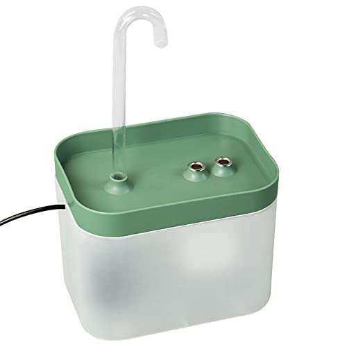 Für Wasserbrunnen Flüstern Leise Wasserspender 1,445.8 g Automatischer Trinknapf Für Katzen Hunde Kleine Haustiere Easy To C Brunnen Trinkwassernapf Leise Kleines Haustier Automatischer Wasserspender von Mirweon