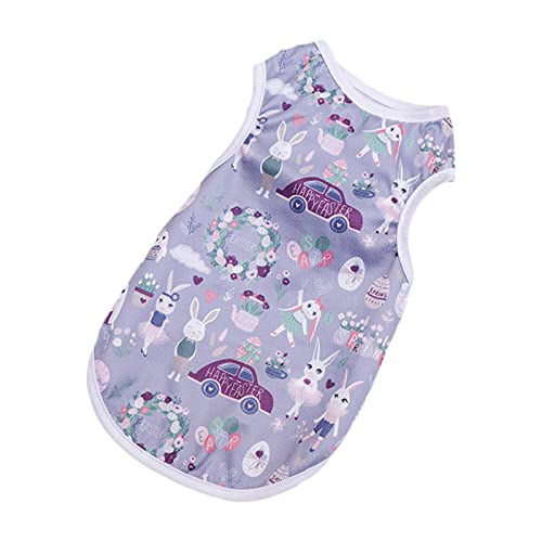 Hunde-Osterkleidung, Hunde-Shirt, Hunde-Shirt, Haustier-T-Shirt, Frohe Ostern von Mirweon
