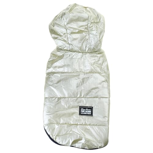Winterkleidung für Haustiere, Hundeweste, Hundemantel mit Kapuze, für den Winter, warm von Mirweon