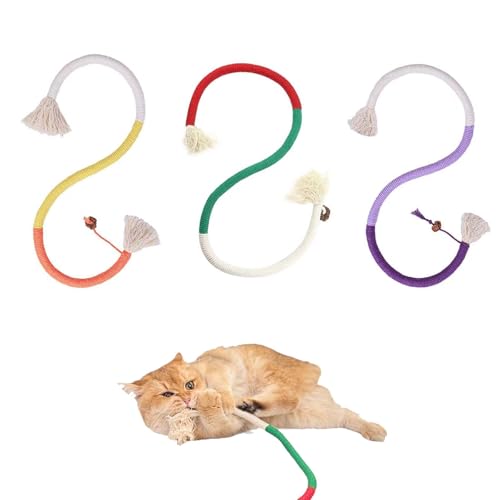MisFun 3 Stück Spielzeug Beißseil, 70 cm Sisalseil Katzenspielzeug, Interaktives Beißseil, Katzen Zahnpflege Spielzeug, Interaktives Spielzeug für Katzen Indoor, Katzen Zahnpflege Gegen Mundgeruch MisFun 3 Stück Spielzeug Beißseil, 70 cm Sisalseil Katzenspielzeug, Interaktives Beißseil, Katzen Zahnpflege Spielzeug, Interaktives Spielzeug für Katzen Indoor, Katzen Zahnpflege Gegen Mundgeruch von MisFun