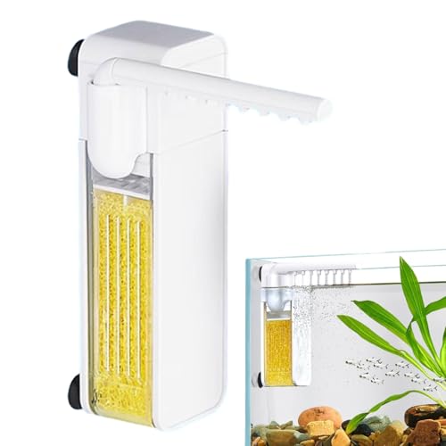 Misaakoeq Aquariumfilter – Leise, multifunktionale Aquariumpumpen, langlebige Filtration, Wassersauerstofffilter, Zubehör mit kompakter Größe für Aquarien von Misaakoeq