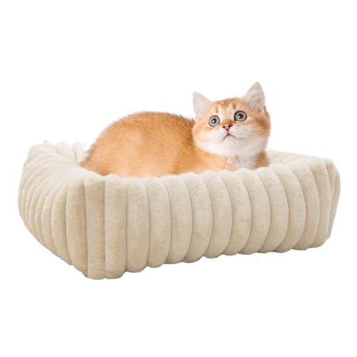 Misaakoeq Hundesofa Bett | Waschbare Plüsch Hund Katze Liege - Weiches Katzen-Sofa Kissen für Wohnung, Reise, Innen, Außen, Camping, Zuhause, Terrasse, Boden, Auto und täglichen Gebrauch von Misaakoeq