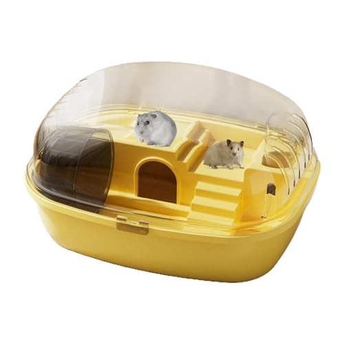 Misaakoeq Jaula para Hamster- und Rennmauskäfig,Kleintierspaß und interaktiver Hauskäfig | Der geräumige Lebensraum misst 13,98 x 10,83 x 7,87 Zoll, für Hamsterkomfort und Sichtbarkeit Misaakoeq Jaula para Hamster- und Rennmauskäfig,Kleintierspaß und interaktiver Hauskäfig | Der geräumige Lebensraum misst 13,98 x 10,83 x 7,87 Zoll, für Hamsterkomfort und Sichtbarkeit von Misaakoeq