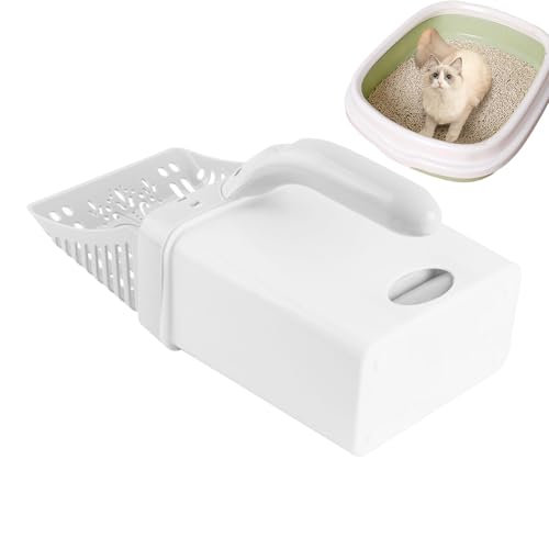 Misaakoeq Katzenschaufel für Katzentoilette, große Kapazität, tragbare Katzenschaufel, Haustierzubehör für drinnen und draußen, Reisen, Kätzchen, Häschen Misaakoeq Katzenschaufel für Katzentoilette, große Kapazität, tragbare Katzenschaufel, Haustierzubehör für drinnen und draußen, Reisen, Kätzchen, Häschen von Misaakoeq