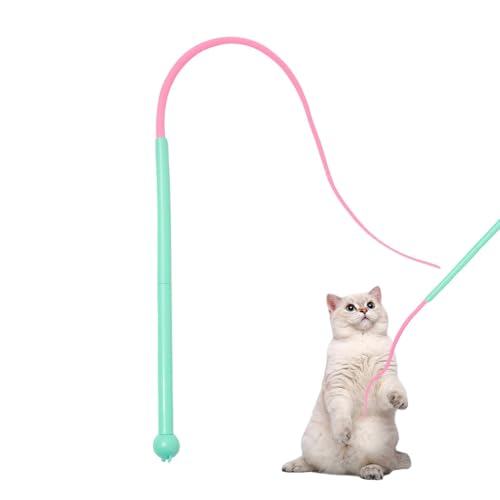 Misaakoeq Katzenspielzeug-Zauberstab, Katzen-Teaser-Zauberstab - Mehrzweck-Katzenspielzeug-Stick, Katzen-Stäbchen | Bissfestes, interaktives Katzenspielzeug, Schwanz, Katzenspielzeug mit Sound für den Misaakoeq Katzenspielzeug-Zauberstab, Katzen-Teaser-Zauberstab - Mehrzweck-Katzenspielzeug-Stick, Katzen-Stäbchen | Bissfestes, interaktives Katzenspielzeug, Schwanz, Katzenspielzeug mit Sound für den von Misaakoeq