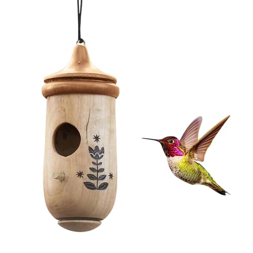 Misaakoeq Kolibri-Nisthaus, Kolibri-Haus zum Nisten - Vogelhaus aus | Vogelhaus, Kolibri-Haus, Kolibri-Hütte, gemütliches Kolibri-Nest für Heimdekoration Misaakoeq Kolibri-Nisthaus, Kolibri-Haus zum Nisten - Vogelhaus aus | Vogelhaus, Kolibri-Haus, Kolibri-Hütte, gemütliches Kolibri-Nest für Heimdekoration von Misaakoeq
