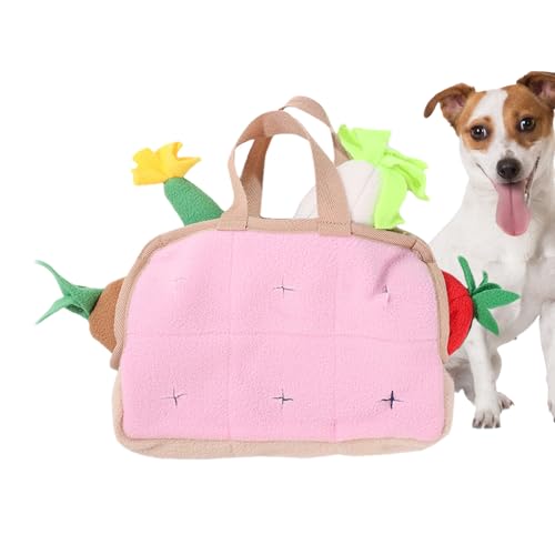 Misaakoeq Quietschende Hundespielzeuge für Aggressive Kauer,Gemüse-Quietschspielzeuge für Hunde,4 Stück Gemüseplüsch-Hundespielzeug - Quietschendes Hundespielzeug mit Gemüsekorb-Organizer, Misaakoeq Quietschende Hundespielzeuge für Aggressive Kauer,Gemüse-Quietschspielzeuge für Hunde,4 Stück Gemüseplüsch-Hundespielzeug - Quietschendes Hundespielzeug mit Gemüsekorb-Organizer, von Misaakoeq