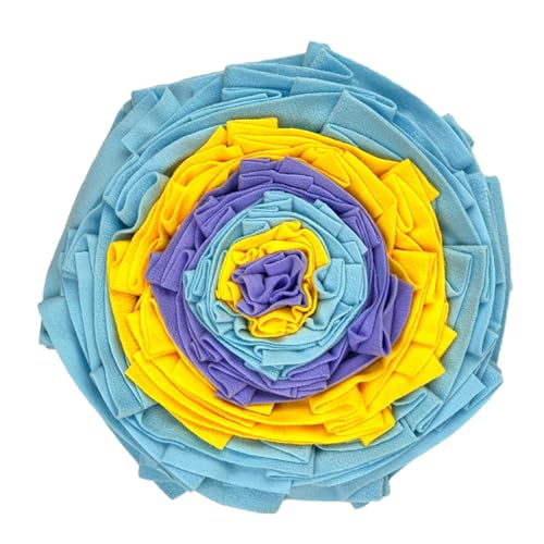 Misaakoeq Schnüffelmatte für Hunde, bunt, quietschend, langsamer Futterspender, Zahnreinigung, Leckerli-Spielzeug für Haustierübungen Misaakoeq Schnüffelmatte für Hunde, bunt, quietschend, langsamer Futterspender, Zahnreinigung, Leckerli-Spielzeug für Haustierübungen von Misaakoeq