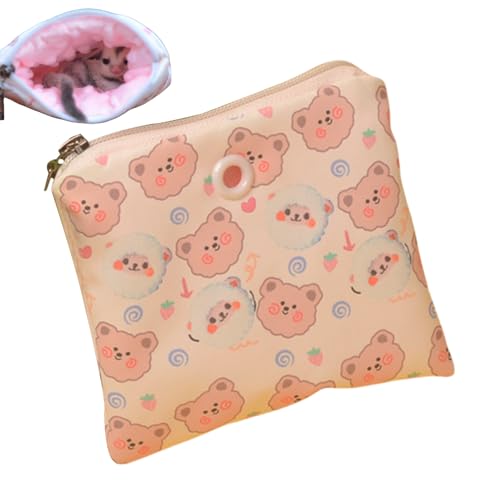 Misaakoeq Sugar Glider Bonding Tasche | Schlafsack Für Kleintiere,Bissfestes Tragezubehör Für Hamster, Chinchilla Und Eichhörnchen Misaakoeq Sugar Glider Bonding Tasche | Schlafsack Für Kleintiere,Bissfestes Tragezubehör Für Hamster, Chinchilla Und Eichhörnchen von Misaakoeq
