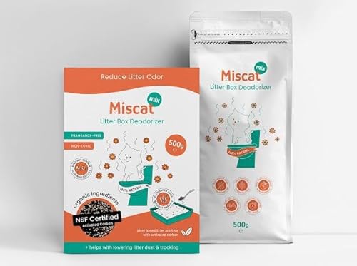 Miscat Katzenstreu Geruchsentferner -Mix Serie (500 g) von Miscat mix