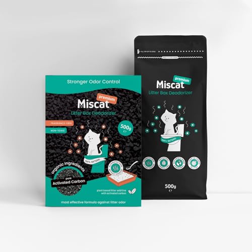 Miscat Katzenstreu Geruchsentferner - Premium-Serie (500 g) von Miscat mix