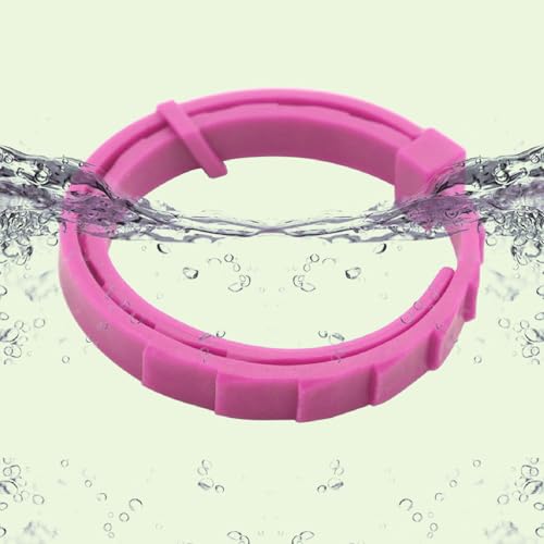 4pcs Haustierkragen, weiche und leichte verstellbare Kragen für XS kleine mittelgroße große Haustier Girl Boy Welpe Walking Running Training (Violet) von Miskall