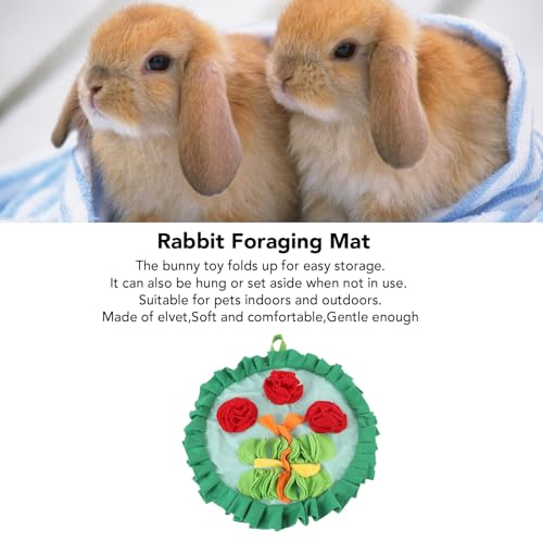 Miskall -Haustier Sniffing Matte, DREI rote Blütenmuster, Kaninchenfuttermatte Rabbits Schnupfen, weicher Samt, Nasenfütterungsmatte für Haustiere Miskall -Haustier Sniffing Matte, DREI rote Blütenmuster, Kaninchenfuttermatte Rabbits Schnupfen, weicher Samt, Nasenfütterungsmatte für Haustiere von Miskall