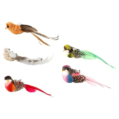 5PCS Interaktives Katzenspielzeug Katzenfederspielzeuge Mit Glocke Versenkbare Katzenangel Ersatz Katzenstab Vogel Katzen Spielzeug Mit Feder Katzen Teaser Spielzeug Feder Katzenspielzeug 5PCS Interaktives Katzenspielzeug Katzenfederspielzeuge Mit Glocke Versenkbare Katzenangel Ersatz Katzenstab Vogel Katzen Spielzeug Mit Feder Katzen Teaser Spielzeug Feder Katzenspielzeug von Missmisq