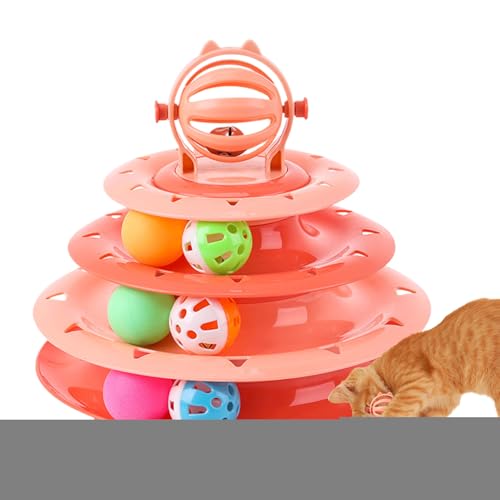 Interaktives Katzen Spielzeug 4 Schicht Türme Rollenbahnen Katzenspielzeug Katzen Spielturm Spielzeug Kugelbahn kreisele Mit Bällen 4 Etagen Kugelturm Spiel Schienen Spielzeug Interaktives Katzen Spielzeug 4 Schicht Türme Rollenbahnen Katzenspielzeug Katzen Spielturm Spielzeug Kugelbahn kreisele Mit Bällen 4 Etagen Kugelturm Spiel Schienen Spielzeug von Missmisq