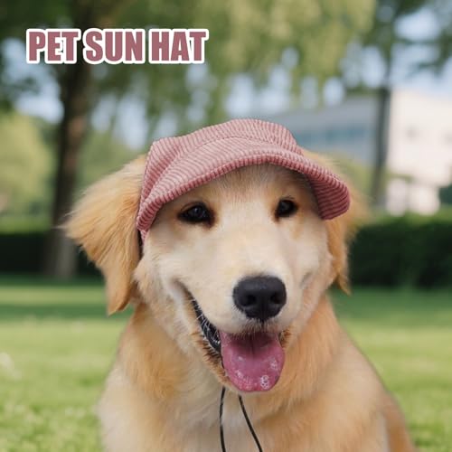 Missmisq Baseballcap Für Hunde - Hund Sonnenhut | Verstellbares Design Mit Ohrenlöchern & Schirm Für Outdoor Sport, Wandern, Klettern Und Strandausflüge von Missmisq