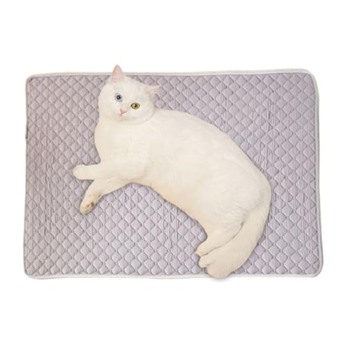 Missmisq Hundekühlmatte | Tragbare Kühlunterlage Für Haustiere - rutschfeste Kühlmatte Für Hunde Und Katzen Für Camping Garten Terrasse von Missmisq