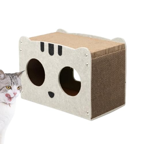 Missmisq Katzenkratzhaus aus Pappe,Katzenkratzhaus aus Pappe | Katzenhaus für den Innenbereich | Katzenkratzbett, Katzenkratzlounge für Hauskatzen, abnehmbare Katzenkratzbox aus Wellpappe Missmisq Katzenkratzhaus aus Pappe,Katzenkratzhaus aus Pappe | Katzenhaus für den Innenbereich | Katzenkratzbett, Katzenkratzlounge für Hauskatzen, abnehmbare Katzenkratzbox aus Wellpappe von Missmisq