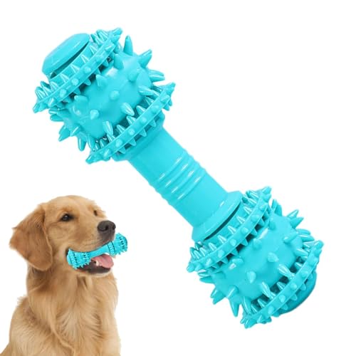 Missmisq Robustes Hundespielzeug, Kauspielzeug für Hunde - Unzerstörbares Quietschspielzeug für Hunde | Hundezahnbürste, Kauspielzeug, Welpen-Beißring und Hundeball, rutschfeste Beißringe für Training von Missmisq