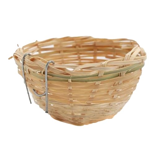 Missmisq Vogel Nest Für Käfig,Handgewebtes Natürliches Vogel Nest - Tierbedarf Für Eiablage Schlafplatz Brutstätte Innenbereich Garten & Voliere Natur Missmisq Vogel Nest Für Käfig,Handgewebtes Natürliches Vogel Nest - Tierbedarf Für Eiablage Schlafplatz Brutstätte Innenbereich Garten & Voliere Natur von Missmisq