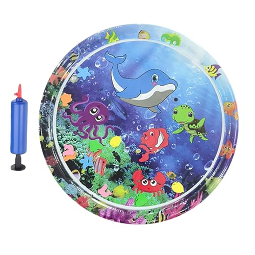 Missmisq Wassertierpolster, aufblasbares Haustierbett - Bunte Kinderspielmatte mit Inflator,Aufblasbare Haustiervorräte, lustiges interaktives Pad für Innenhof, Hinterhof, Rasen Missmisq Wassertierpolster, aufblasbares Haustierbett - Bunte Kinderspielmatte mit Inflator,Aufblasbare Haustiervorräte, lustiges interaktives Pad für Innenhof, Hinterhof, Rasen von Missmisq