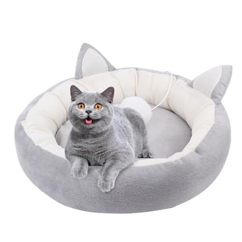 Missmisq Weiches Haustierbett, Hundebett-Kistenmatte | Hundebettkissen im Katzenohr-Design - Hautfreundliche, rutschfeste Hundebettmatte, Katzenbett für Katzen, Haustiere, kleine Hunde Missmisq Weiches Haustierbett, Hundebett-Kistenmatte | Hundebettkissen im Katzenohr-Design - Hautfreundliche, rutschfeste Hundebettmatte, Katzenbett für Katzen, Haustiere, kleine Hunde von Missmisq