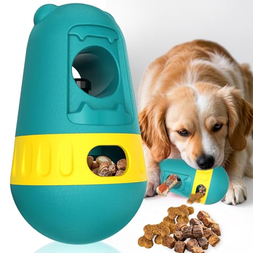 2 in 1 Leckerli-Dosierung Hundespielzeug, Verstellbarer Puzzle-Futterspender Hund mit Bully Stick Halter für kleine/mittelgroße/große Hunde, interaktives Hundespielzeug, langsames 2 in 1 Leckerli-Dosierung Hundespielzeug, Verstellbarer Puzzle-Futterspender Hund mit Bully Stick Halter für kleine/mittelgroße/große Hunde, interaktives Hundespielzeug, langsames von Mity rain