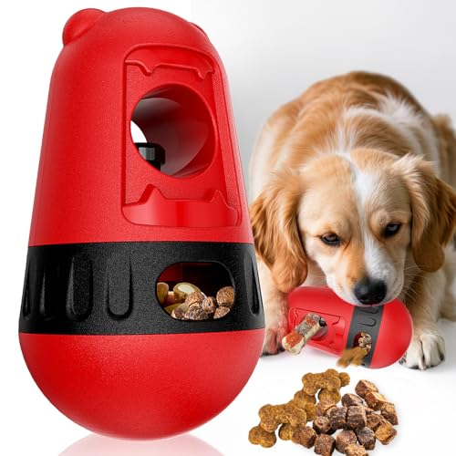 2 in 1 Leckerli-Spender Hundespielzeug, Einstellbare Puzzle Feeder Hunde mit Bully Stick Halter für kleine/mittelgroße/große Hunde, interaktive Hundejagd Slow Feeder Anreicherung Spielzeug Indoor und 2 in 1 Leckerli-Spender Hundespielzeug, Einstellbare Puzzle Feeder Hunde mit Bully Stick Halter für kleine/mittelgroße/große Hunde, interaktive Hundejagd Slow Feeder Anreicherung Spielzeug Indoor und von Mity rain