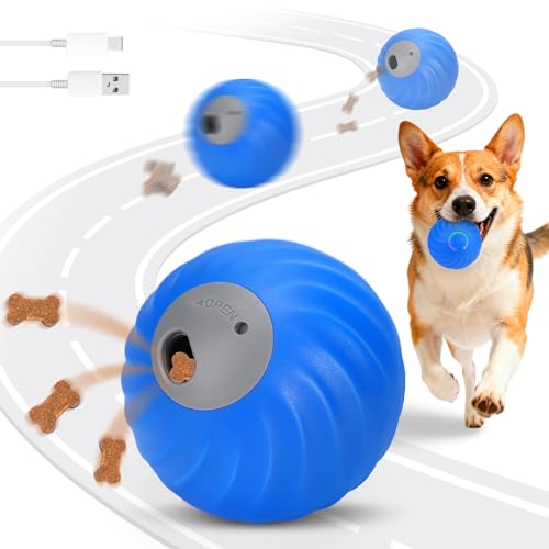 Mity rain Leckerli-Ball für Hunde, Blau mit Abdeckung Mity rain Leckerli-Ball für Hunde, Blau mit Abdeckung von Mity rain