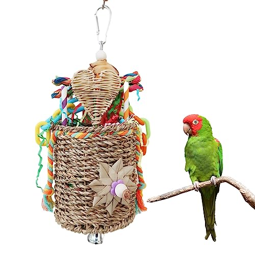 Mivanta Praktischer NTS Chute Bird Toss für Papageien, Seegraskorb, langlebig von Mivanta
