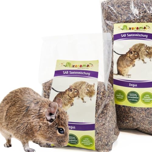 Mixerama Degus SAB Saatenmischung - getreidefreies Futter aus Saaten für Degus Größe 1 kg von Mixerama