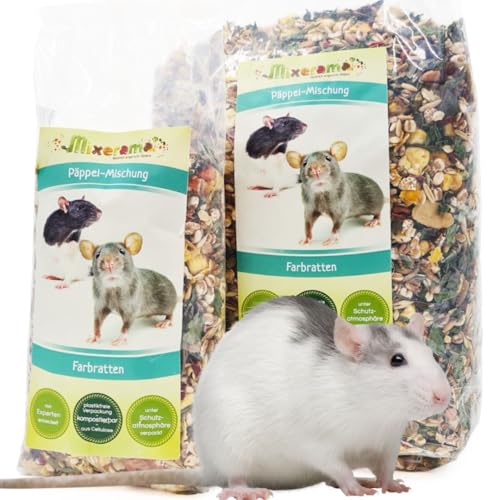 Mixerama Farbratten Päppel-Mischung - artgerechtes natürliches Rattenfutter ohne Pellets - Alleinfutter Mixerama Farbratten Päppel-Mischung - artgerechtes natürliches Rattenfutter ohne Pellets - Alleinfutter von Mixerama