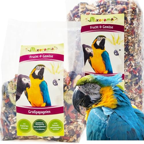 Mixerama Großpapageien Frucht & Gemüse - natürliches Futter als Saatenmischung für Aras und Kakadus Mixerama Großpapageien Frucht & Gemüse - natürliches Futter als Saatenmischung für Aras und Kakadus von Mixerama