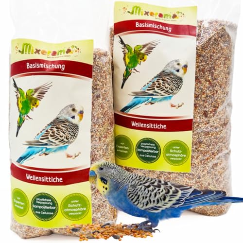 Mixerama Wellensittiche Basismischung - natürliches Futter für den Wellensittich Sittichfutter Vogelfutter Mixerama Wellensittiche Basismischung - natürliches Futter für den Wellensittich Sittichfutter Vogelfutter von Mixerama