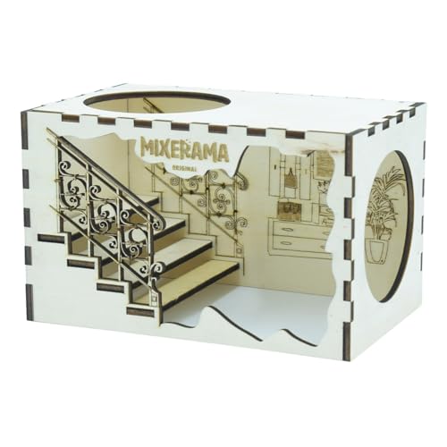 Mixerama original Watch in The Box | Eingang - artgerechtes Nagerzubehör für Zwerghamster, Mittelhamster, Farbmäuse und Farbratten von Mixerama