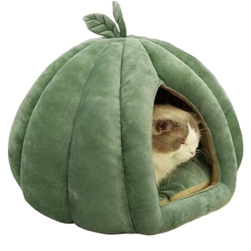 Geschlossenes Katzenbett, Katzenhaus, Gemütliches Höhlen-Hundebett | Kü-rbis-Katzenhaus, Verdicktes Halloween-Haustierbett, Winter-Katzenversteck Für Indoor-Kätzchen, Kleine Hunde Geschlossenes Katzenbett, Katzenhaus, Gemütliches Höhlen-Hundebett | Kü-rbis-Katzenhaus, Verdicktes Halloween-Haustierbett, Winter-Katzenversteck Für Indoor-Kätzchen, Kleine Hunde von Mixnexorad