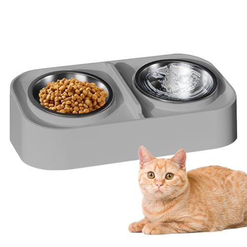Mixnexorad Futternäpfe Und Wasserschalen Für Katzen,Katzenschalen Für Futter Und Wasser - Hoher Anti-Verschütten Napf für Fütterung Trinken Wohnung Reise Stadt Moderne Haustier Zubehör Lösung Mixnexorad Futternäpfe Und Wasserschalen Für Katzen,Katzenschalen Für Futter Und Wasser - Hoher Anti-Verschütten Napf für Fütterung Trinken Wohnung Reise Stadt Moderne Haustier Zubehör Lösung von Mixnexorad