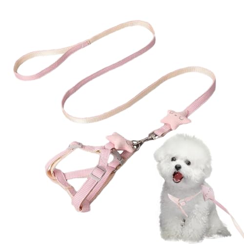 Mixnexorad Hundegurt-Westengeschirr, Gurt für Haustierhund,Hund Katze Cartoon Weste Geschirr Soft Strap - Verstellbares Westengeschirr für das Hundetraining im Innen- und Außenbereich zum Laufen, von Mixnexorad