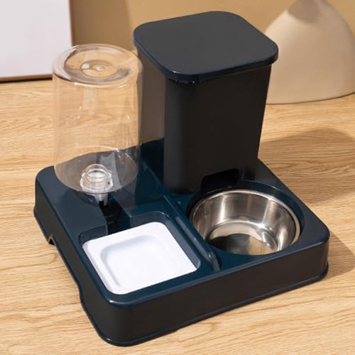 Mixnexorad Katzen Automatischer Futterautomat | Selbstversorger Für Hunde Mit Wasserbehälter,Futterspender Für Kleine Und Mittlere Fellnasen Zu Hause Für Kätzchen Und Welpen von Mixnexorad