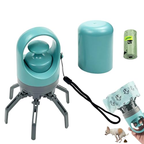 Mixnexorad Kotschaufel mit Beutelbefestigung, Hundekotschaufel - Haustierkotreiniger im kompakten Design | Effektiver und einfacher Hundekotsammler, Hundekotschaufel, einfach zu bedienen für Haustiere von Mixnexorad