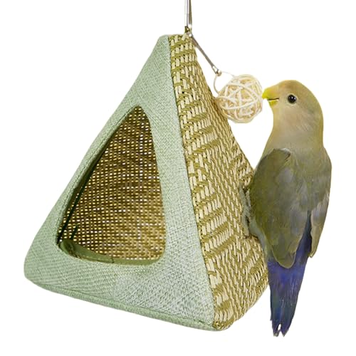 Mixnexorad Vogel Hängematte,Hängbarer Unterschlupf | Atmungsaktives Vogelhaus, Kühlende Schlaf Hängematte Für Ara Und Nymphensittich, Käfig Deko von Mixnexorad