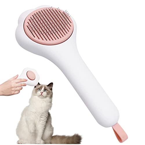 Mixoro Tangled Gear Slitzker Pet Dog Shedding Self Cleaning Home Chat Brush Steel Needle von Mixoro