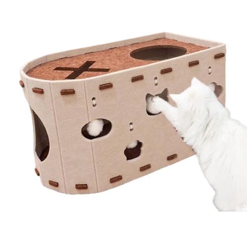 Cat House, 52x30x30 cm Innenkatzen Hideaway Condo, Möbelschutz Kätzchen Training Spielzeug Wohnung Für Indoor Workpaces Rooms Apartment Offices Home Apartment Balkon von Miyanvuo