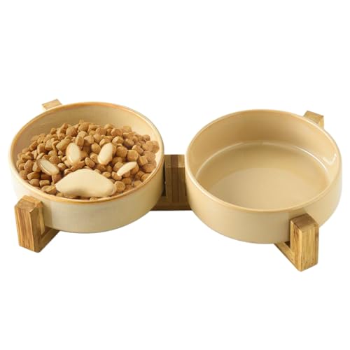 Miyanvuo Welpen Naprfüller Napf - rutschfeste Keramik Hundenapf Station mit Ständer | Futternapf Und Trinknapf Zuhause Garten Camping Miyanvuo Welpen Naprfüller Napf - rutschfeste Keramik Hundenapf Station mit Ständer | Futternapf Und Trinknapf Zuhause Garten Camping von Miyanvuo