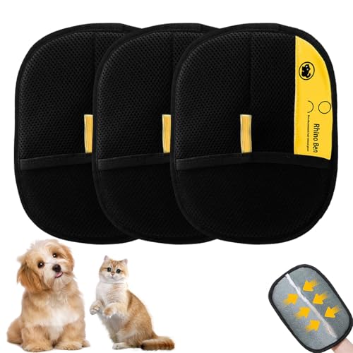 Mizijia 3 Stück Fellmagnet, Fell Magnet Handschuh, Katzen/Hunde Handschuhe,Yomi Fell Magnet Static Removal Gloves for Pet Hair, Wiederverwendbare Fellpflegehandschuhe für Haustiere Mizijia 3 Stück Fellmagnet, Fell Magnet Handschuh, Katzen/Hunde Handschuhe,Yomi Fell Magnet Static Removal Gloves for Pet Hair, Wiederverwendbare Fellpflegehandschuhe für Haustiere von Mizijia