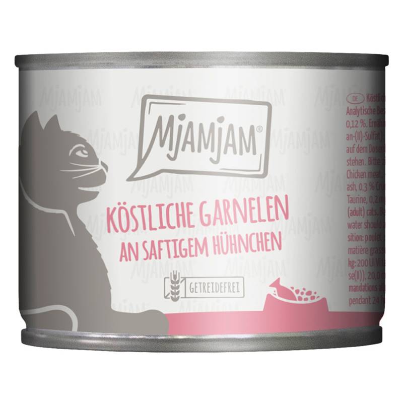 MjAMjAM 6 x 200 g - köstliche Garnelen an saftigem Hühnchen von MjAMjAM