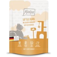 MjAMjAM Nassfutter Katze Adult, Quetschie 6x300 g Huhn und Möhrchen von MjAMjAM