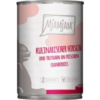 MjAMjAM 6 x 400 g - kulinarischer Hirsch und Truthahn an frischen Cranberries von MjAMjAM