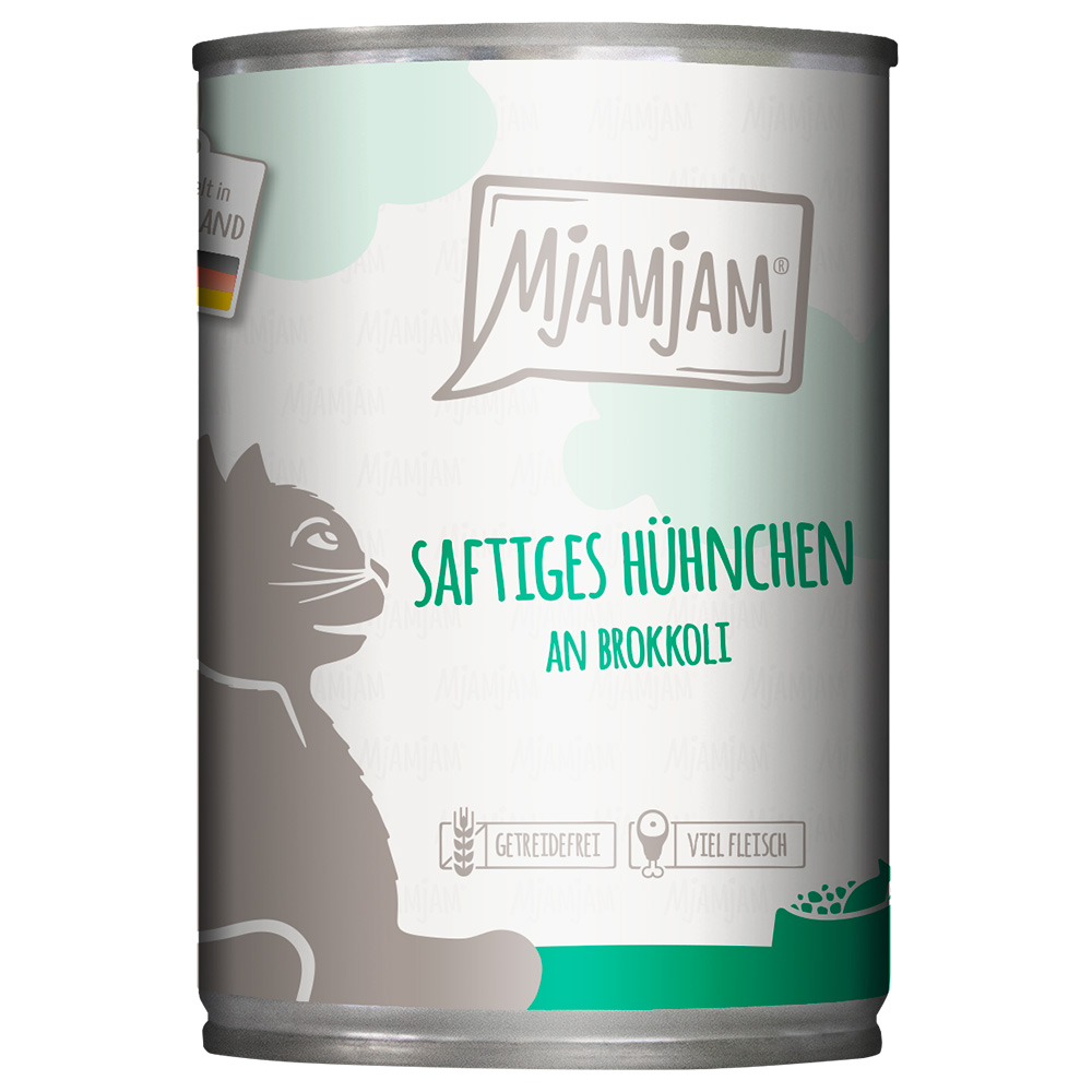 MjAMjAM 6 x 400 g - saftiges Hühnchen an Brokkoli von MjAMjAM